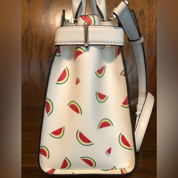 NWT-Kate Spade-SET-Staci-Watermelon Party-Medium Satchel & Large Zip Wallet-$628 - Picture 5 of 16
